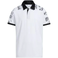 Adidas 2022 Boys Print Colorblock Polo -Golf Promotion Store adidas 2022 boys print colorblock polo white itempicture