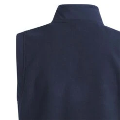 Adidas Boys Fleece Layering Vest -Golf Promotion Store adidas 2023 boys fleece layering vest collegiate navy detail1 itempicture