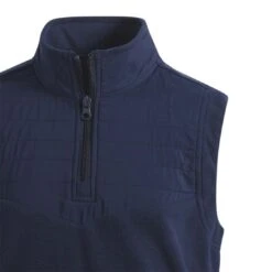 Adidas Boys Fleece Layering Vest -Golf Promotion Store adidas 2023 boys fleece layering vest collegiate navy detail3 itempicture
