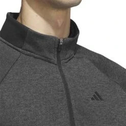 Adidas Color Block DWR 1/4 Zip Pullover -Golf Promotion Store adidas 2023 color block dwr quarter zip pullover black detail1 itempicture