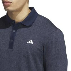 Adidas Essentials Long Sleeve Polo -Golf Promotion Store adidas 2023 essentials long sleeve polo collegiate navy detail1 itempicture