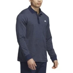 Adidas Essentials Long Sleeve Polo -Golf Promotion Store adidas 2023 essentials long sleeve polo collegiate navy side itempicture