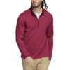 Adidas 3-Stripe Quarter Zip Layering -Golf Promotion Store adidas 3 stripe quarter zip layering legacy burgundy model itempicture