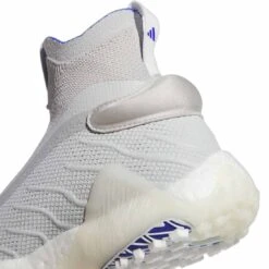 Adidas Codechaos Laceless Golf Shoes Grey Two/White/Lucid Blue -Golf Promotion Store adidas codechaos laceless golf shoes grey two cloud white lucid blue heel detail itempicture