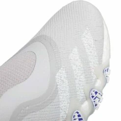 Adidas Codechaos Laceless Golf Shoes Grey Two/White/Lucid Blue -Golf Promotion Store adidas codechaos laceless golf shoes grey two cloud white lucid blue toe detail itempicture