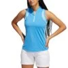 Adidas 2022 Women's Ultimate365 Printed Sleeveless Polo