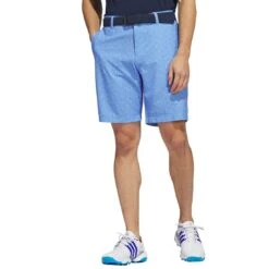 Adidas Ultimate365 Printed 9 Inch Shorts -Golf Promotion Store adidas s23 ultimate365 printed 9 inch shorts blue fusion front itempicture