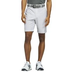 Adidas Ultimate365 Printed 9 Inch Shorts -Golf Promotion Store adidas s23 ultimate365 printed 9 inch shorts white grey front itempicture