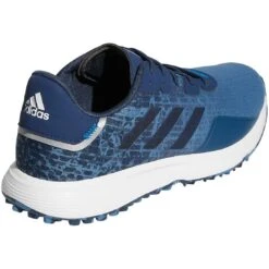 Adidas S2G Spikeless Golf Shoes Altered Blue/Crew Navy/White -Golf Promotion Store adidas s2g spikeless golf shoes altered blue crew navy white gv9794 back itempicture