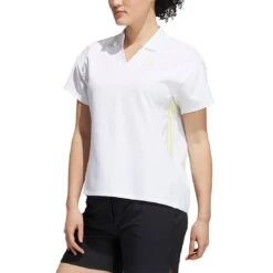 Adidas FW21 Women's 3-Stripe Polo -Golf Promotion Store adidas womens fw21 3 stripe polo white itempicture