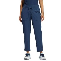 Adidas Women's Go-To Commuter Pants -Golf Promotion Store adidas womens go to commuter pants crew navy front on model itempicture
