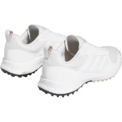 Adidas Women's Zoysia Golf Shoes White/Wonder Taupe -Golf Promotion Store adidas womens zoysia golf shoes white wonder taupe gv9396 back itempicture
