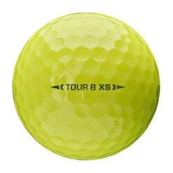 Bridgestone Tour B XS Yellow Personalized Golf Balls -Golf Promotion Store bridgestone 2022 tour b xs yellow golf balls side itempicture