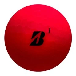 Bridgestone 2023 E12 Contact Matte Red Golf Balls -Golf Promotion Store bridgestone 2023 e12 contact matte red golf balls front itempicture
