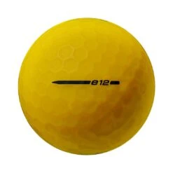 Bridgestone 2022 E12 Contact Matte Yellow Bagged Golf Balls -Golf Promotion Store bridgestone e12 contact matte yellow golf balls sidestamp itempicture