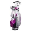Cobra Women's Fly-XL Complete Set Silver/Plum W/ Cart Bag -Golf Promotion Store cobra womens fly xl set silver plum cart bag