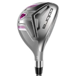 Cobra Women's Fly-XL Complete Set Silver/Plum W/ Cart Bag -Golf Promotion Store cobra womens fly xl set silver plum hybrid