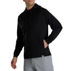 FootJoy Lightweight Hoodie -Golf Promotion Store footjoy lightweight hoodie black front itempicture