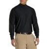 FootJoy Long Sleeve Mock Shirt -Golf Promotion Store footjoy long sleeve mock shirt black front itempicture