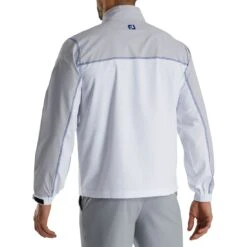 FootJoy Sport Windshirt 18 FootJoy Sport Windshirt -Golf Promotion Store footjoy sport windshirt white grey royal back itempicture