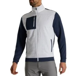 FootJoy ThermoSeries Hybrid Jacket 11 FootJoy ThermoSeries Hybrid Jacket -Golf Promotion Store footjoy thermoseries hybrid jacket white navy itempicture