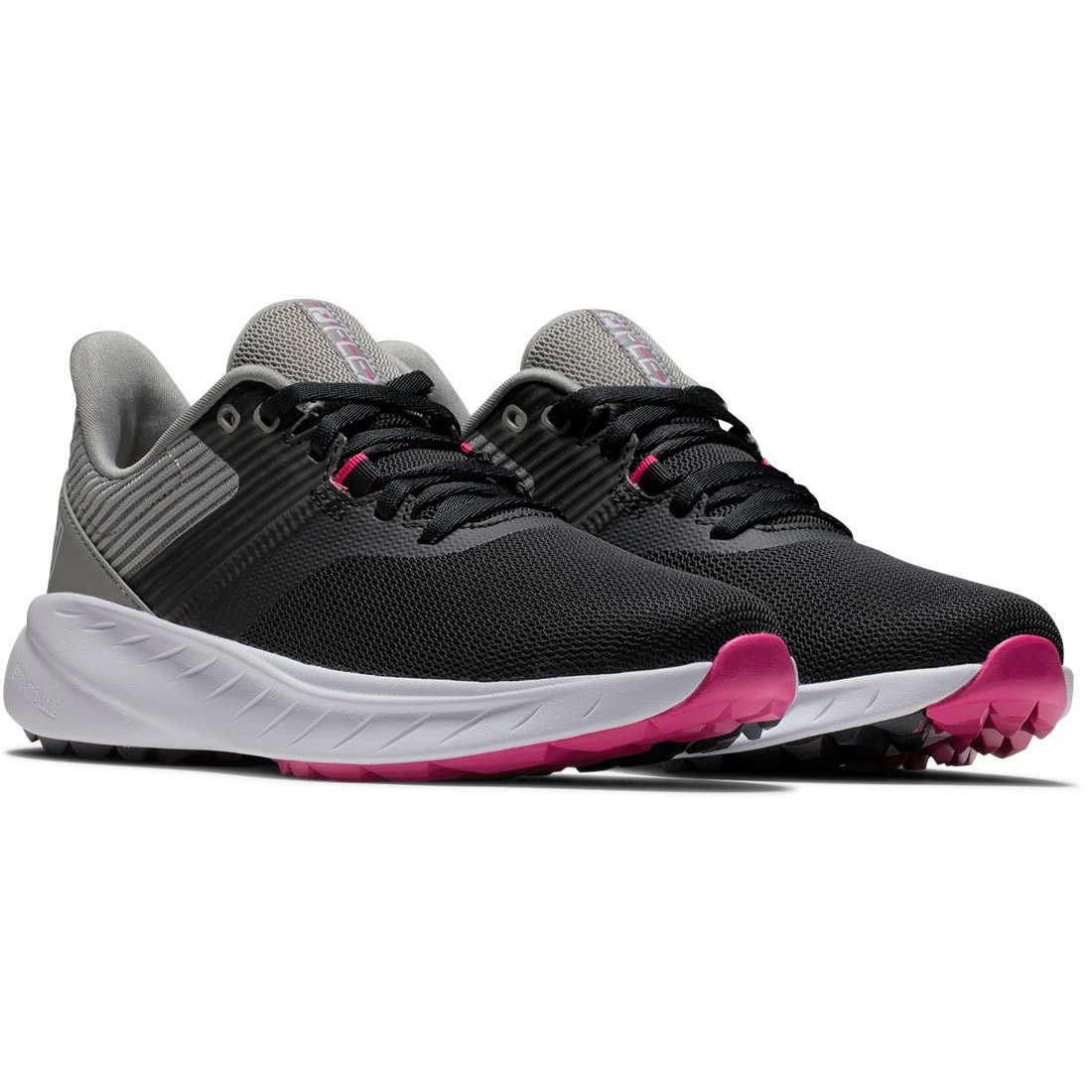 FootJoy Women's Flex Golf Shoes Black/Grey 6 FootJoy Women's Flex Golf Shoes Black/Grey - Image 4