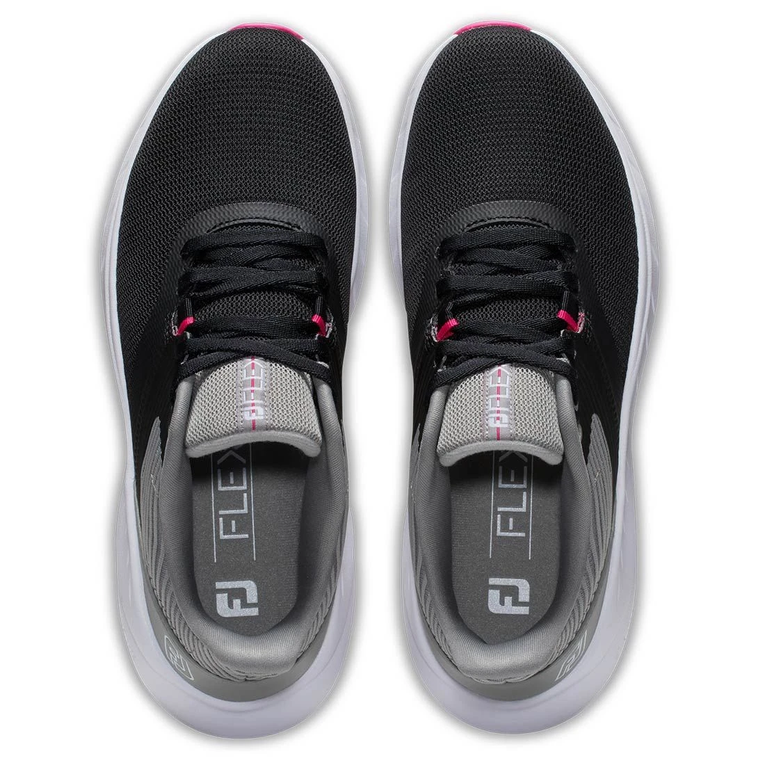 FootJoy Women's Flex Golf Shoes Black/Grey 9 FootJoy Women's Flex Golf Shoes Black/Grey - Image 7