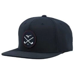 Mizuno Crossed Clubs Snapback Hat -Golf Promotion Store mizuno crossed clubs snapback hat navy itempicture