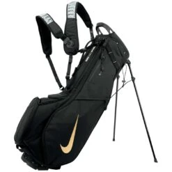 Nike Air Sport 2 Stand Bag -Golf Promotion Store nike air sport 2 stand bag black black metallic gold itempicture