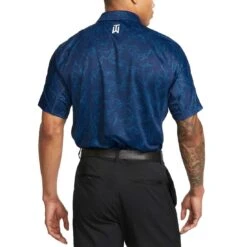 Nike Dri-FIT ADV Tiger Woods Golf Polo 9 Nike Dri-FIT ADV Tiger Woods Golf Polo -Golf Promotion Store nike dri fit adv tiger woods golf polo midnight navy back itempicture