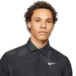 Nike Dri-FIT ADV Tour Camo Polo -Golf Promotion Store nike dri fit adv tour camo polo black detail itempicture