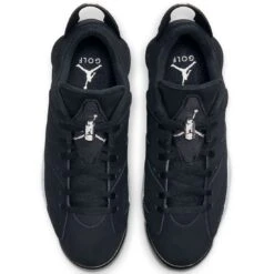 Nike Jordan Retro 6 G Golf Shoes Black/Wolf Grey -Golf Promotion Store nike jordan retro 6 g golf shoes black wolf grey fd0204 001 top itempicture