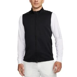 Nike Therma-FIT Victory Vest -Golf Promotion Store nike therma fit victory vest black front itempicture
