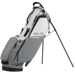 Ping Hoofer Lite Stand Bag -Golf Promotion Store ping 2023 hoofer lite stand bag heather grey platinum black itempicture