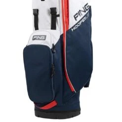 Ping Hoofer Lite Stand Bag -Golf Promotion Store ping 2023 hoofer lite stand bag navy platinum red detail2 itempicture