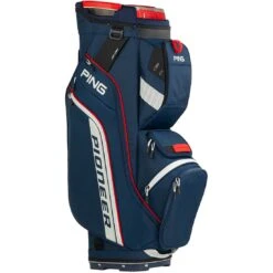 Ping Pioneer Cart Bag -Golf Promotion Store ping 2024 pioneer cart bag navy platinum red itempicture