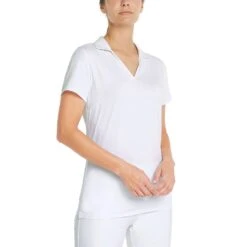 Puma Women's CLOUDSPUN Coast Polo -Golf Promotion Store puma 2022 womens cloudspun coast polo white model itempicture