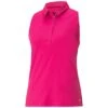 Puma Women's MATTR Peak Sleeveless Polo -Golf Promotion Store puma 2023 womens mattr peak sleeveless polo orchid shadow itempicture