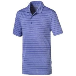 Puma Boys Rotation Stripe Polo -Golf Promotion Store puma boys rotation stripe polo dazzling blue
