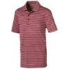 Puma Boys Rotation Stripe Polo -Golf Promotion Store puma boys rotation stripe polo rhubarb