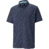 Puma Cloudspun Horizons Polo -Golf Promotion Store puma cloudspun horizons polo navy blazer front itempicture