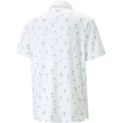 Puma Cloudspun Horizons Polo -Golf Promotion Store puma cloudspun horizons polo white back itempicture