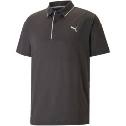 Puma MATTR Bridges Polo -Golf Promotion Store puma mattr bridges polo black front itempicture
