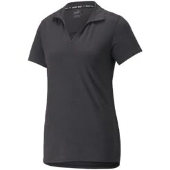 Puma Women's CLOUDSPUN Coast Polo -Golf Promotion Store puma 2022 womens cloudspun coast polo black itempicture