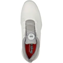 Skechers GO GOLF Torque Twist Golf Shoes White/Grey -Golf Promotion Store skechers go golf torque twist golf shoes white grey top itempicture