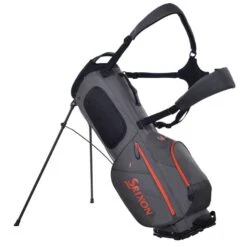 Srixon Ultra Light Stand Bag -Golf Promotion Store srixon 2021 ultra light stand bag grey orange back