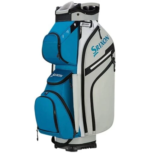 Srixon Premium Cart Bag -Golf Promotion Store srixon 2023 premim cartbag aqua grey itempicture