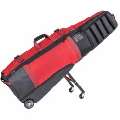 Sun Mountain Clubglider Meridian Travel Bag -Golf Promotion Store sun mountain 2024 clubglider meridian travel cover red black port itempicture