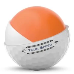 Titleist Tour Speed White Personalized Golf Balls -Golf Promotion Store titleist 2022 tour speed white golf balls core cutaway itempicture