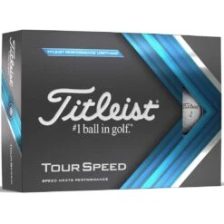 Titleist Tour Speed White Personalized Golf Balls